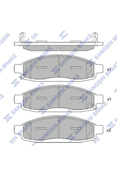 Hİ-Q Set Placute Frana Frana Disc Infiniti QX56