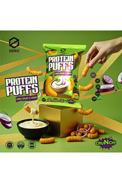 ZERO Protein Puffs - Sour Cream & Onion (40g*12 sachets)