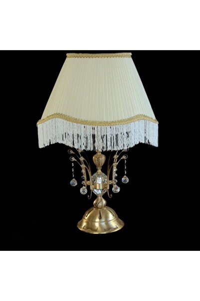 MOD10 Belmuda Crystal Stone Cream Lampshade |   Brass Casting Body |   Luxury...