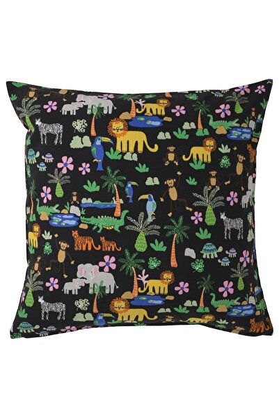 IKEA NATTHÄGER Cushion Cover, Multicolor/Jungle, 50 x 50 cm