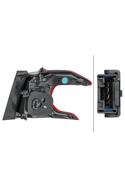 Hella Lampa Spate Stanga Peugeot 2008 1