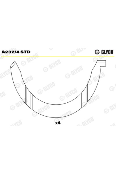 GLYCO Saiba Distantier Arbore Cotit Scania G 1/K - Series/P 1
