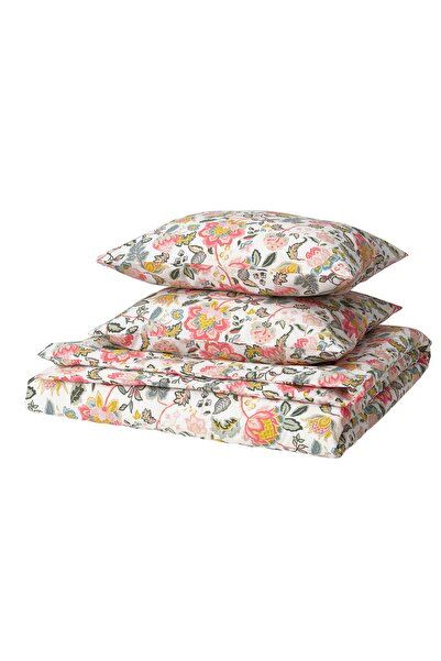 IKEA DAGGSALVIA Duvet cover + 2 pillowcases, multicolor/flower pattern, 200 x...