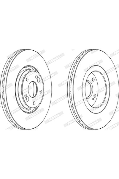 FERODO Brake Disc Renault Laguna 2