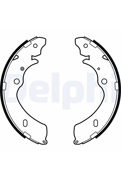 DELPHİ Комплект спирачни челюсти за Isuzu D-Max 1/D-Max 2/Kb