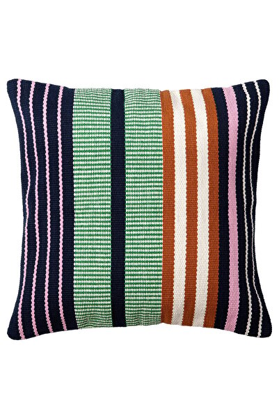 IKEA Față de pernă MÄVINN, multicoloră/cu dungi, 50 x 50 cm