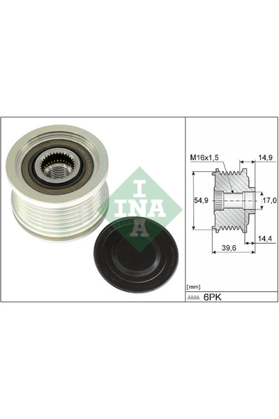 FAG Sistem Roata Libera Generator Hyundai Santa Fe 4 Kia Sorento 4