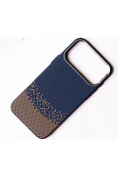 PITAKA جراب مغناطيسي من ألياف الكربون الحقيقية لهاتف آيفون 17 برو، متين وقوي،...