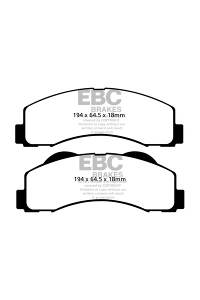 EBC Brakes Set Placute Frana Frana Disc Punte Fata Lincoln Navigator