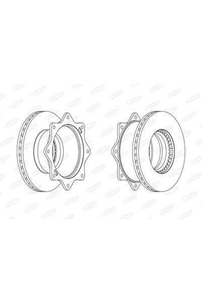 BERAL Disc Frana Volvo Fl