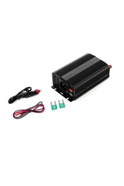 Kraft&dele Voltage converter, 12V - 230V 500/1000W, KD1256,