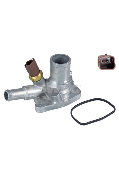 E-KRAFT Carcasa Termostat Fiat 500/Panda Ford Ka