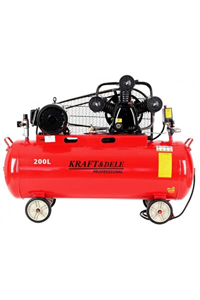 Kraft&dele Compresor de ulei, 200L, 3 pistoane, KD1474,