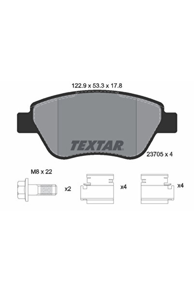 Krieger Set Placute Frana Frana Disc Fiat 500/Idea/Panda Lancia Musa