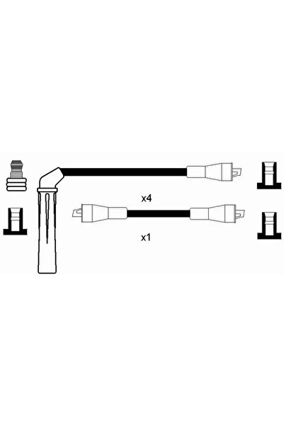 NGK Ignition Wiring Set Saab 9-3/900 1/900 2