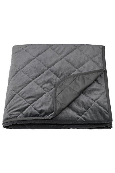 IKEA MJUKPLISTER Cover, Dark Grey, 180 x 250 cm