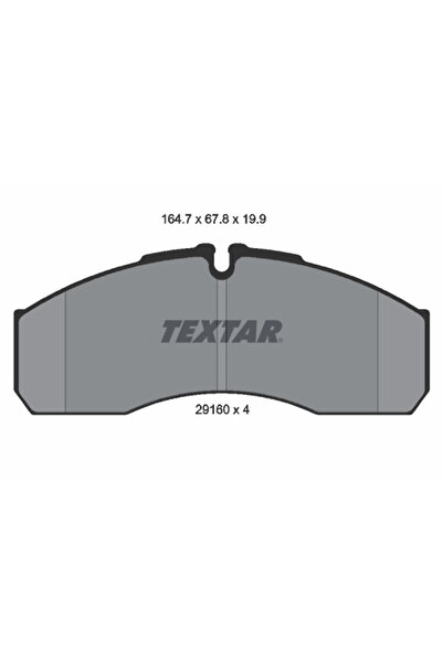 Krieger Set Placute Frana Frana Disc Iveco Daily 3 Caroserie/Daily 3 Platou /...