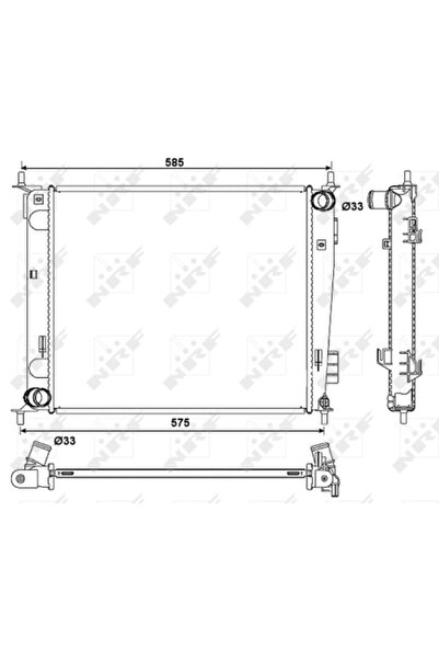 NRF Radiator Racire Motor Kia Soul 1