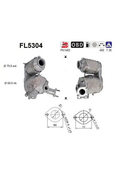 As Филтър за сажди/частици от изпускателната система Hyundai Kona/Tucson/I30 ...