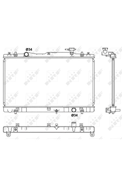 NRF Radiator Racire Motor Suzuki Kizashi
