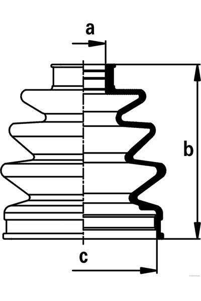 HERTH BUSS JAKOPARTS Ansamblu Burduf Articulatie Planetara Mazda 2 Nissan Mic...