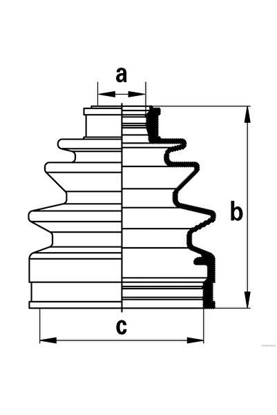 HERTH BUSS JAKOPARTS Монтаж на маншон на задвижващия вал Daewoo Evanda/Rezzo ...