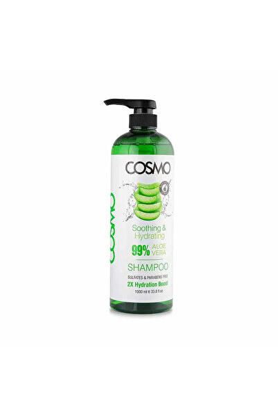 Cosmo Soothing and Hydrating Aloe Vera Shampoo 2X Hydration Boost- 1000ml