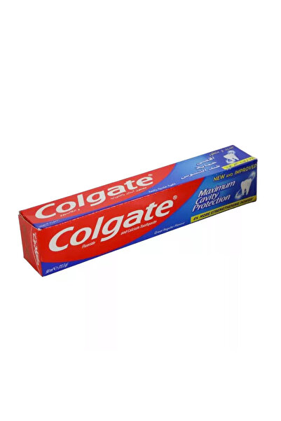 Colgate معجون أسنان بالفلورايد والكالسيوم، حماية قصوى من التسوس بنكهة رائعة -...