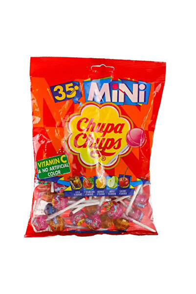 Chupa Chups Mini Lollipops Bag, Mini Version of Classic Candy- 35pcs