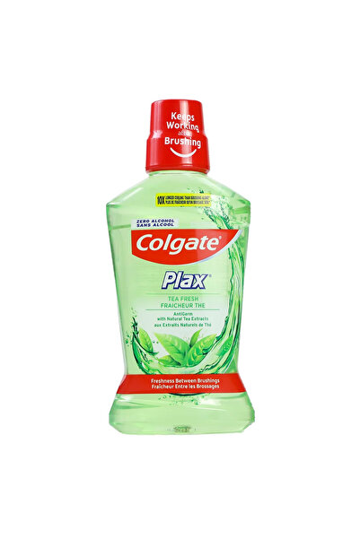 Colgate غسول الفم السائل بلاكس برائحة الشاي المنعشة بعد تنظيف الأسنان بالفرشا...