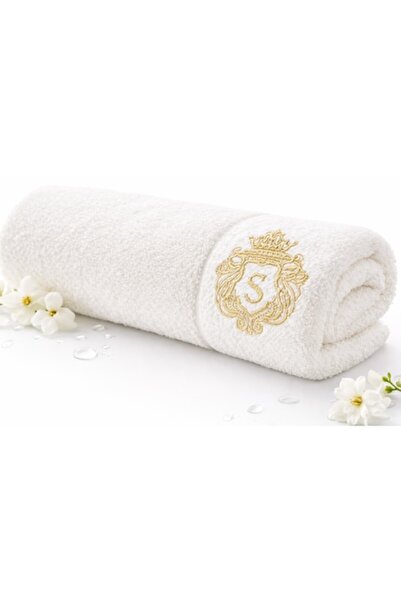 ANGMAD Prosop baie 70x140 cm bumbac 100 alb super absorbant uscare rapida