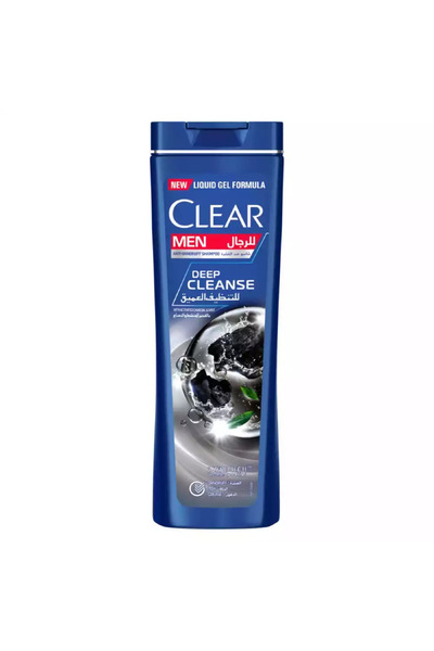Clear Men Deep Cleanse Anti-Dandruff Shampoo with Charcoal and Mint Extract- ...