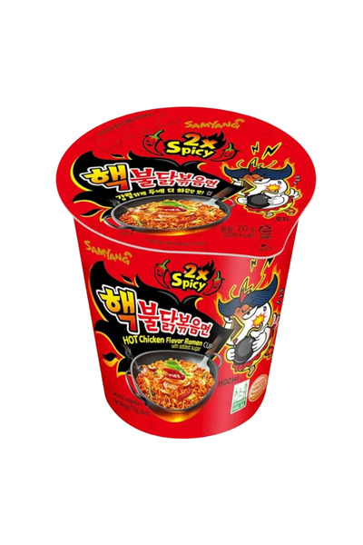 SAMYANG رامين بولداك بنكهة الدجاج الحار جداً (2X Spicy Buldak Extreme Hot Chi...