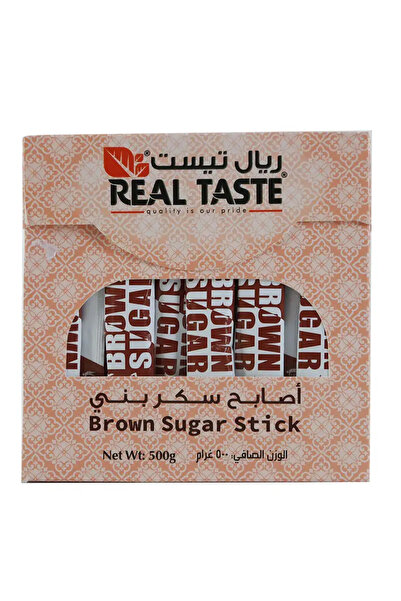 REAL TASTE عصا سكر بني - 500 غرام
