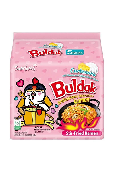 SAMYANG Budak Carbonara Artificial Spicy Chicken And Cheese Flavor Stir Fried...