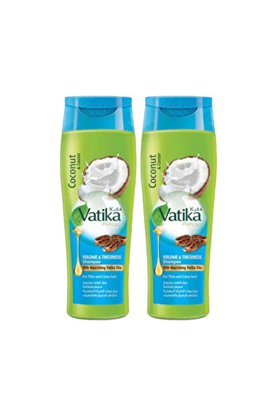 Vatika Volume & Thickness Shampoo, Coconut & Castor with Nourishing Oil Shamp...