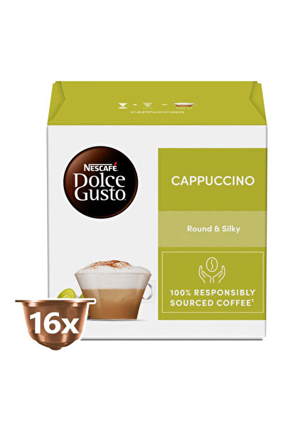 NESCAFÉ DOLCE GUSTO نسكافيه دولتشي غوستو كابتشينو دائري وناعم الملمس، مصنوع ...
