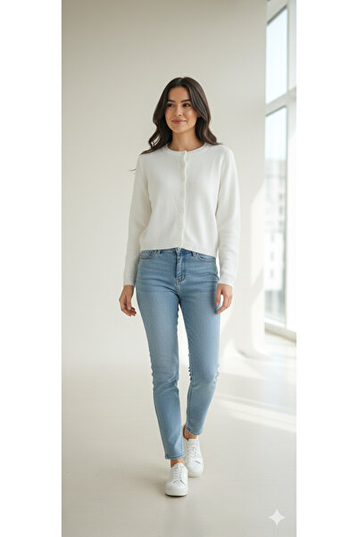 MARIQUITA Buttoned Long Sleeve Cardigan