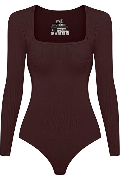 OEM Bodysuit Short Sleeve for Women Seamless Elegant Ribbed Shapewear