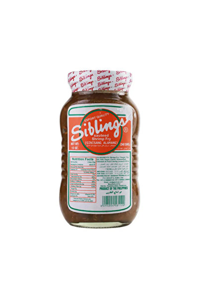 siblings Sauteed Shrimp Fry Ginisang Alamang Paste- 340 gm