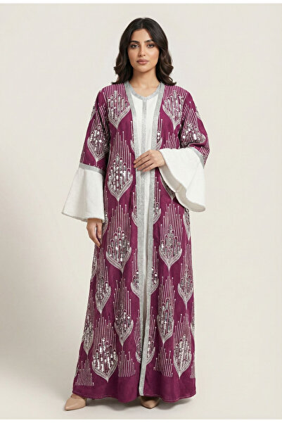 Rokon Dana Luxurious embroidered jalabiya with sequins