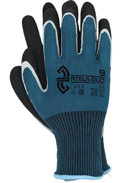 Reis Doubled latex protective gloves, Reis, flexible, abrasion resistant, Rte...
