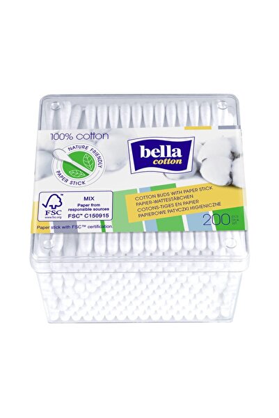 Bella Cotton Set 5 x Betisoare de Urechi Bella Cutie x 200