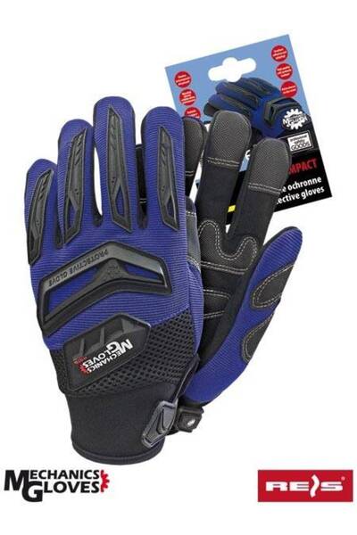 Raw-Pol Mănuși de protecție speciale RMC-IMPACT Albastru XL