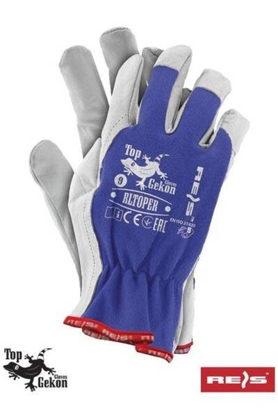 Raw-Pol Mănuși de protecție pentru șoferi RLTOPER ZW 9 Albastre
