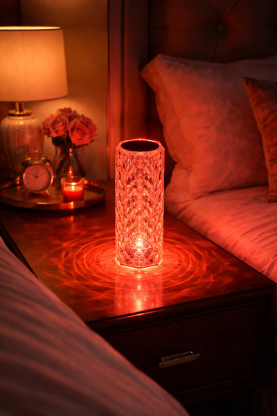 septembris Kristal Dokunmatik & Kumandalı LED Masa Lambası