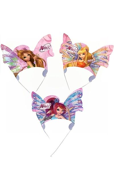 PARTİ SEPETİ 6-компонентна картонена корона с мотив Winx