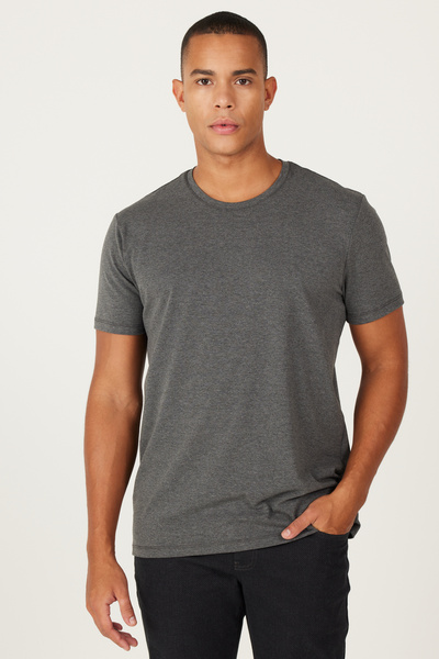 ALTINYILDIZ CLASSICS Men's Anthracite-Melange 360 Degree All-Direction Stretc...