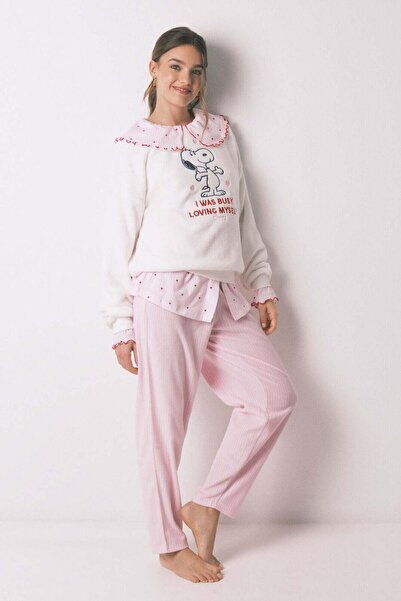 Women'secret Fleece long pyjamas Snoopy