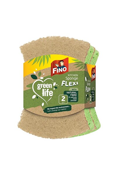 Fino Set of 9 x 2 Green Life Flexi Kitchen Sponges